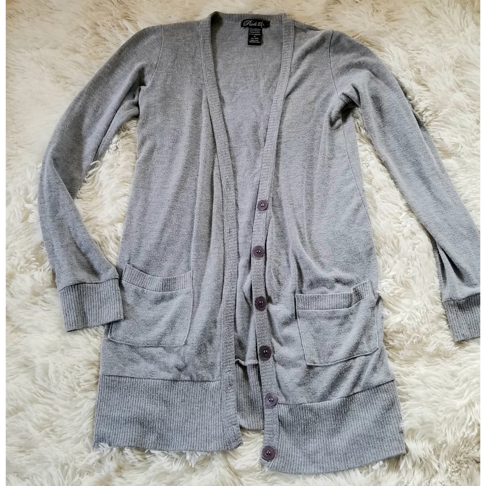 Gray Cardigan